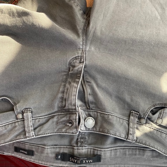 Max Jeans Grey Skinny Size 8 - Picture 2 of 5